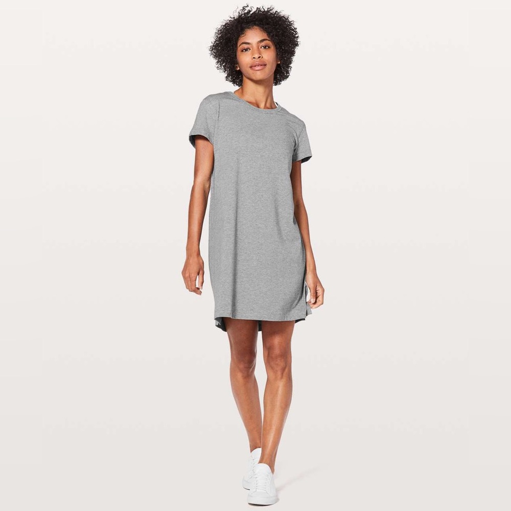 Like New Lululemon Day Tripper Dress - Heathered Gray - 6/Small